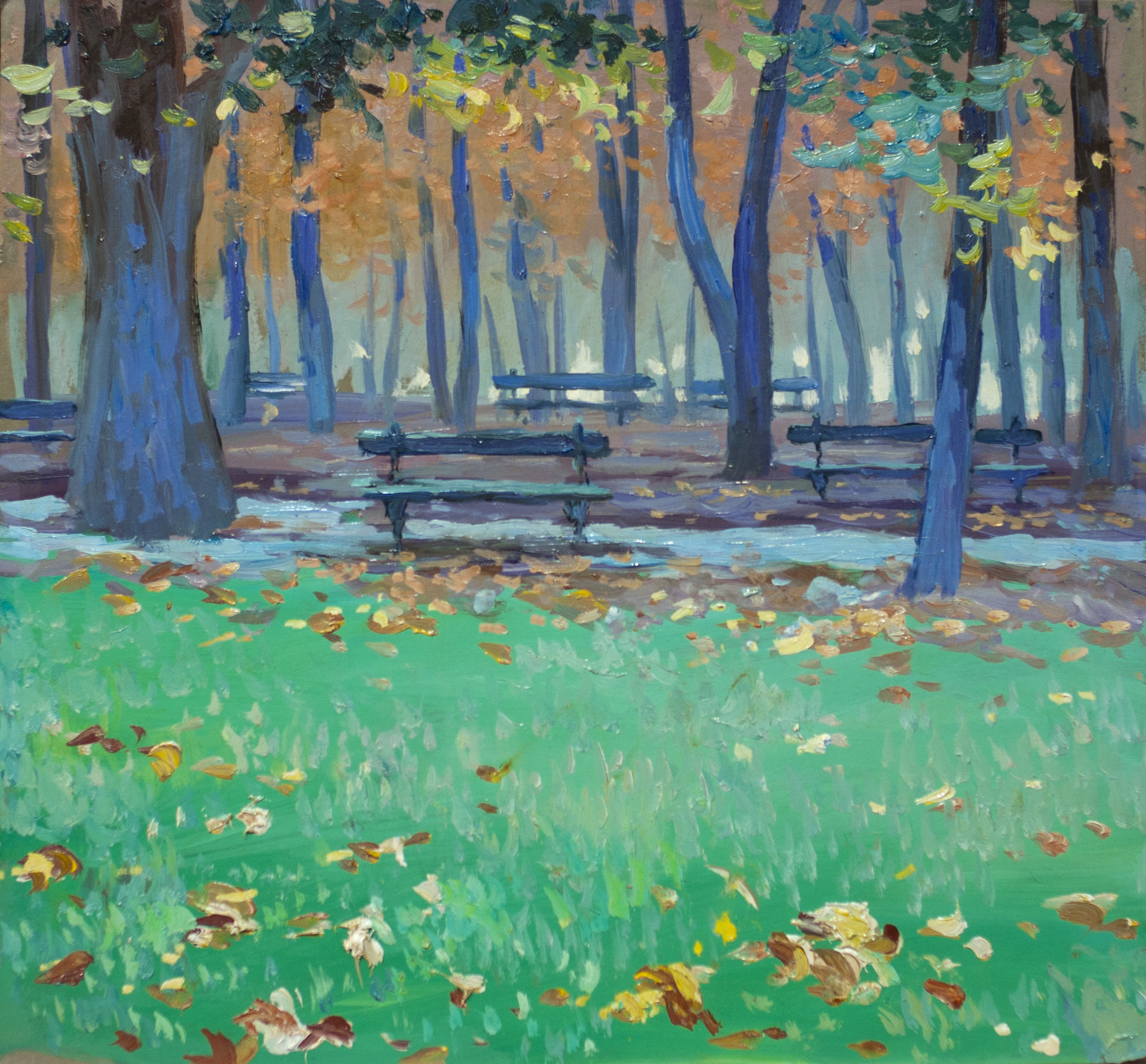 Евгений Щеглов «Осенний парк»